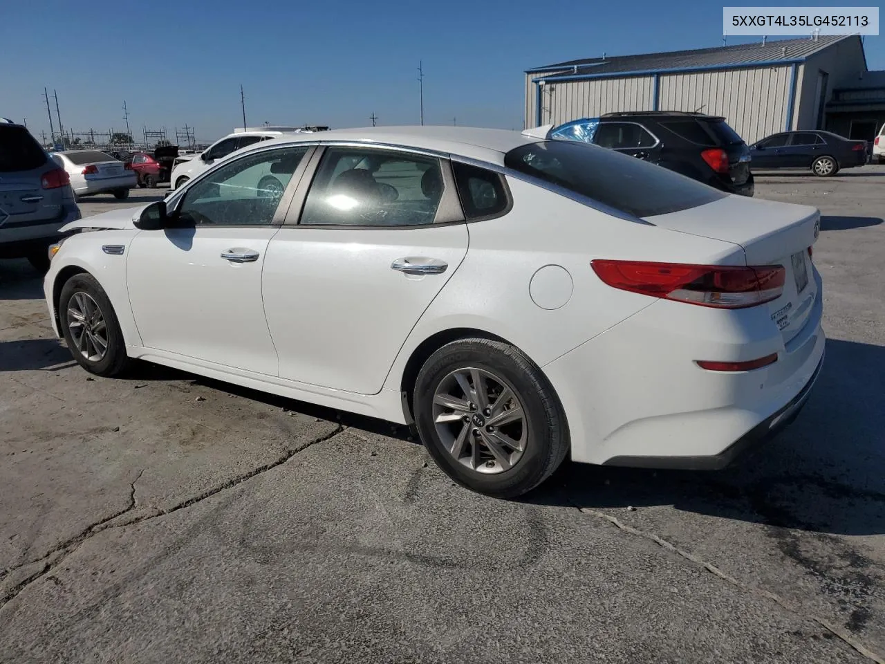 2020 Kia Optima Lx VIN: 5XXGT4L35LG452113 Lot: 76592254