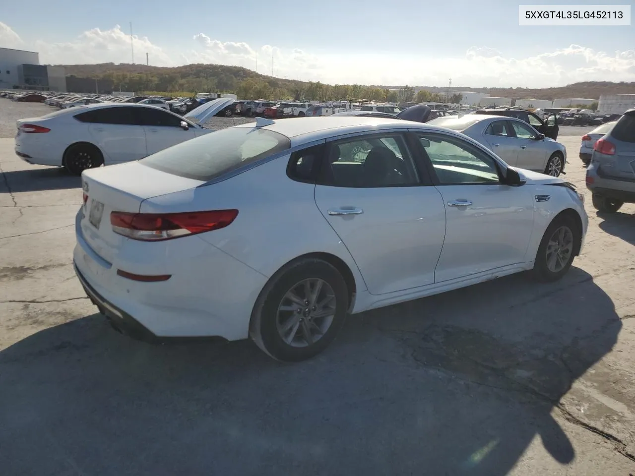 2020 Kia Optima Lx VIN: 5XXGT4L35LG452113 Lot: 76592254