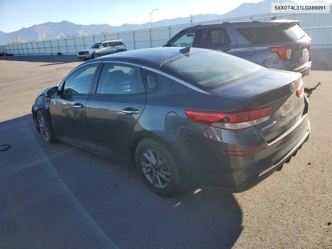 2020 Kia Optima Lx VIN: 5XXGT4L31LG389091 Lot: 76662994