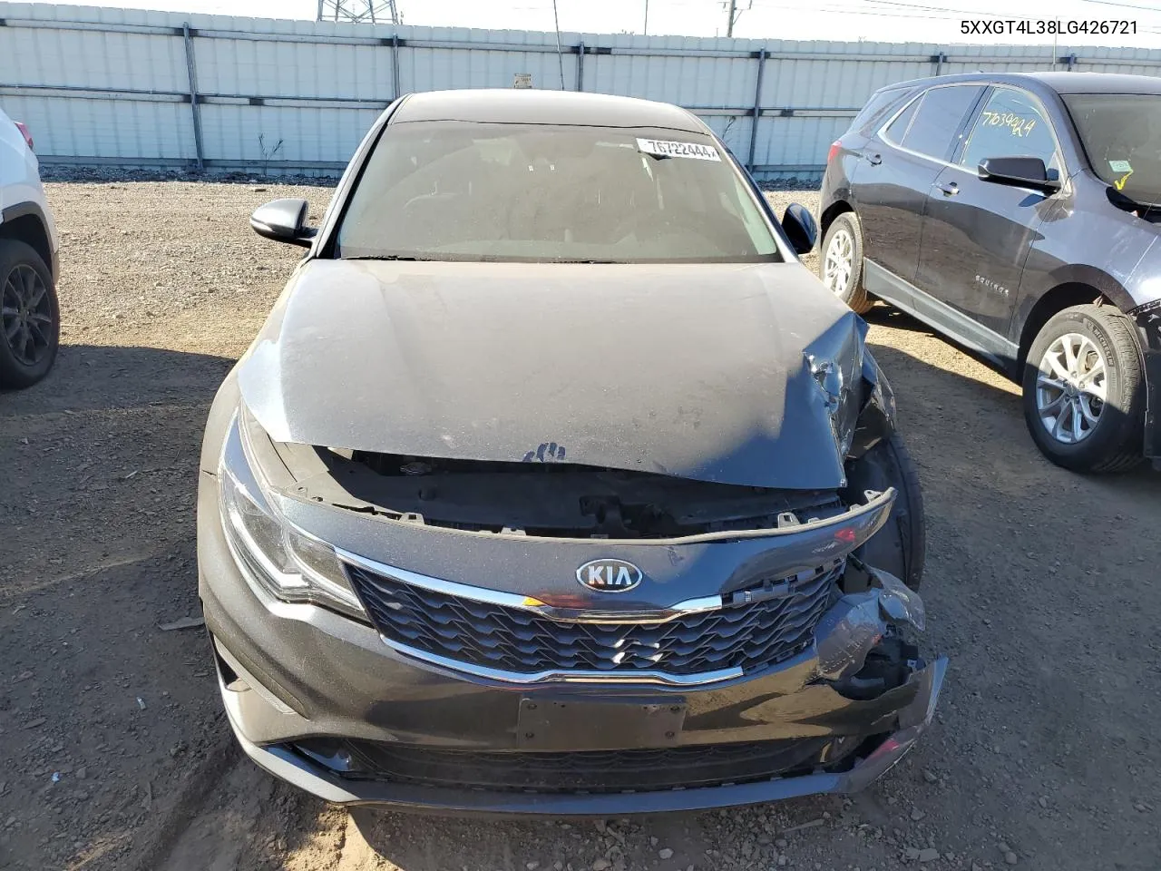 2020 Kia Optima Lx VIN: 5XXGT4L38LG426721 Lot: 76722444