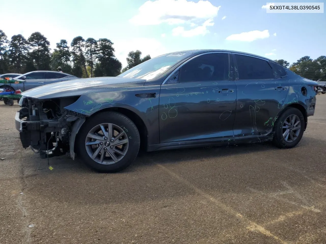 2020 Kia Optima Lx VIN: 5XXGT4L38LG390545 Lot: 76886754