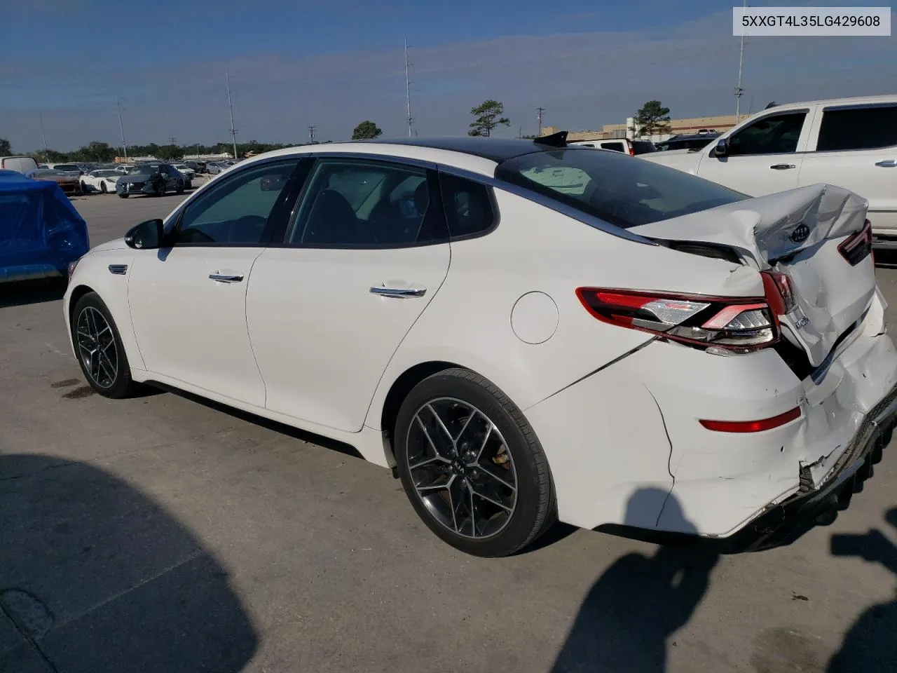 2020 Kia Optima Lx VIN: 5XXGT4L35LG429608 Lot: 76922404