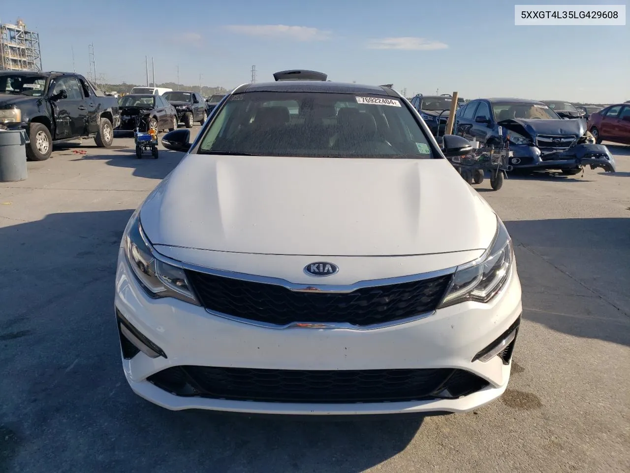 2020 Kia Optima Lx VIN: 5XXGT4L35LG429608 Lot: 76922404