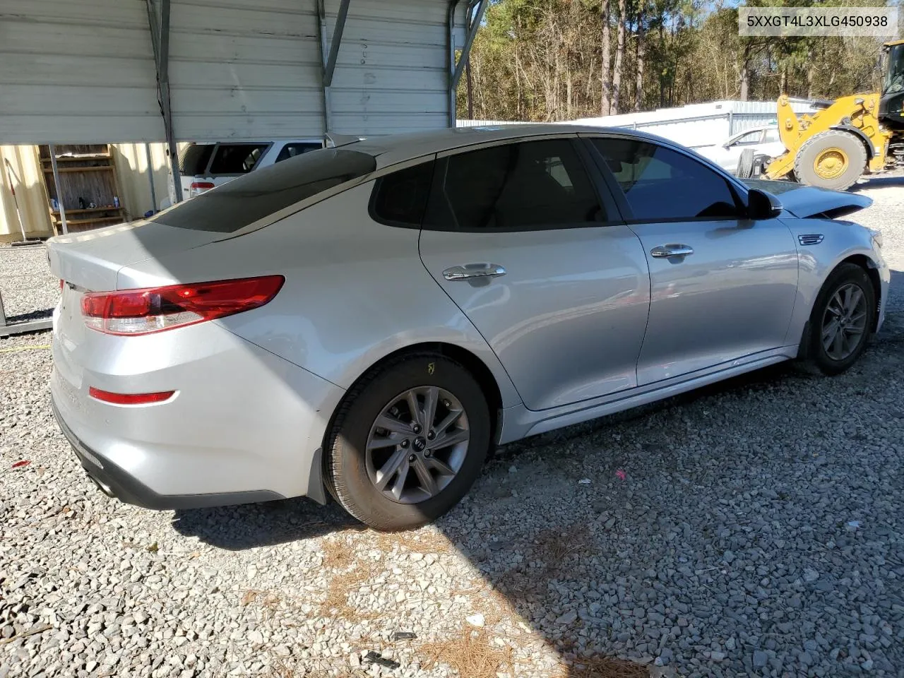 2020 Kia Optima Lx VIN: 5XXGT4L3XLG450938 Lot: 77030454