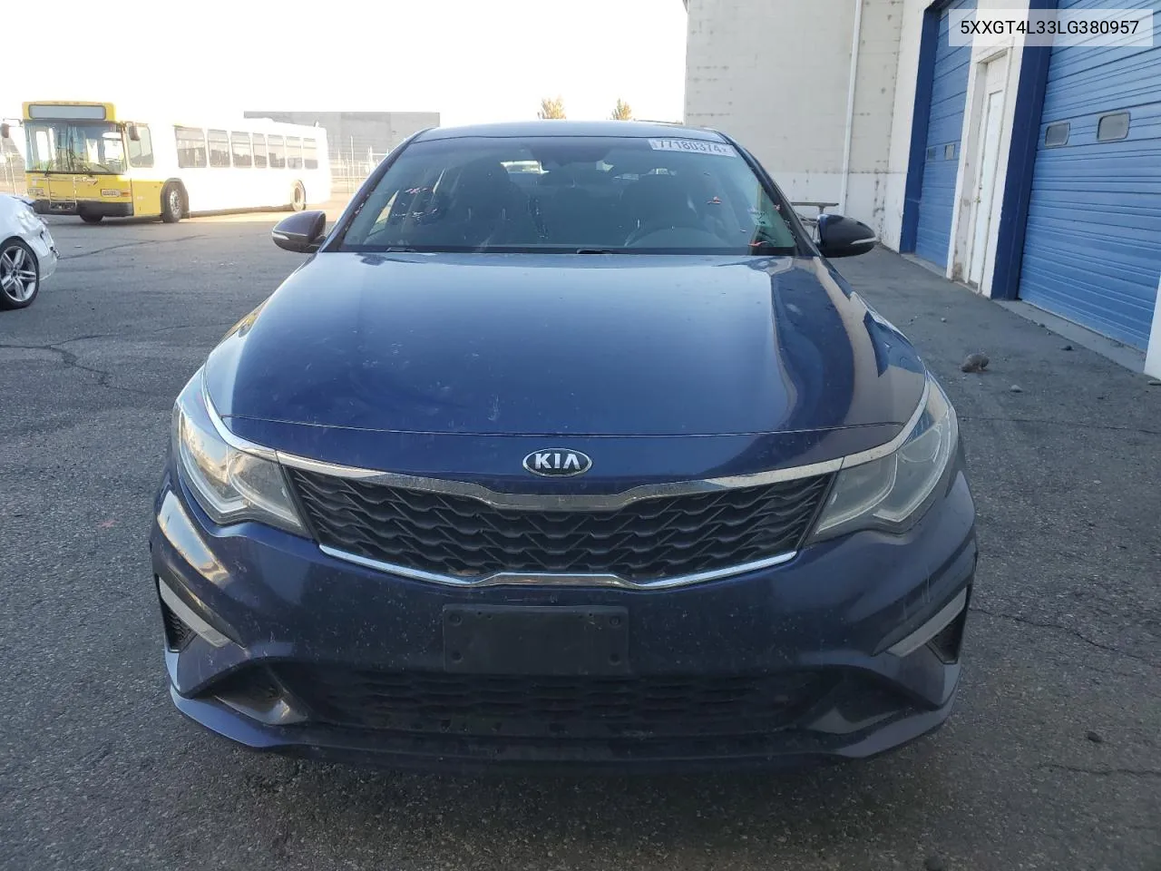 2020 Kia Optima Lx VIN: 5XXGT4L33LG380957 Lot: 77180374