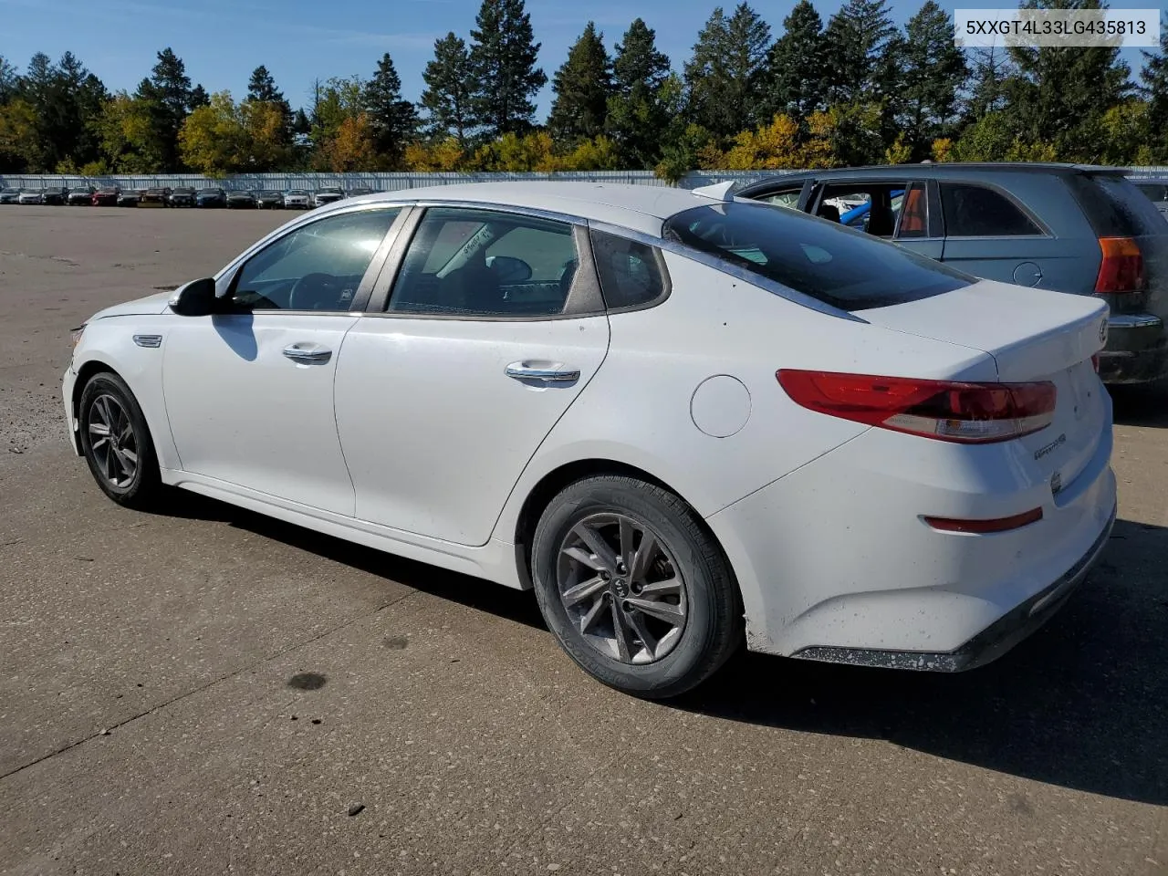 2020 Kia Optima Lx VIN: 5XXGT4L33LG435813 Lot: 77184934