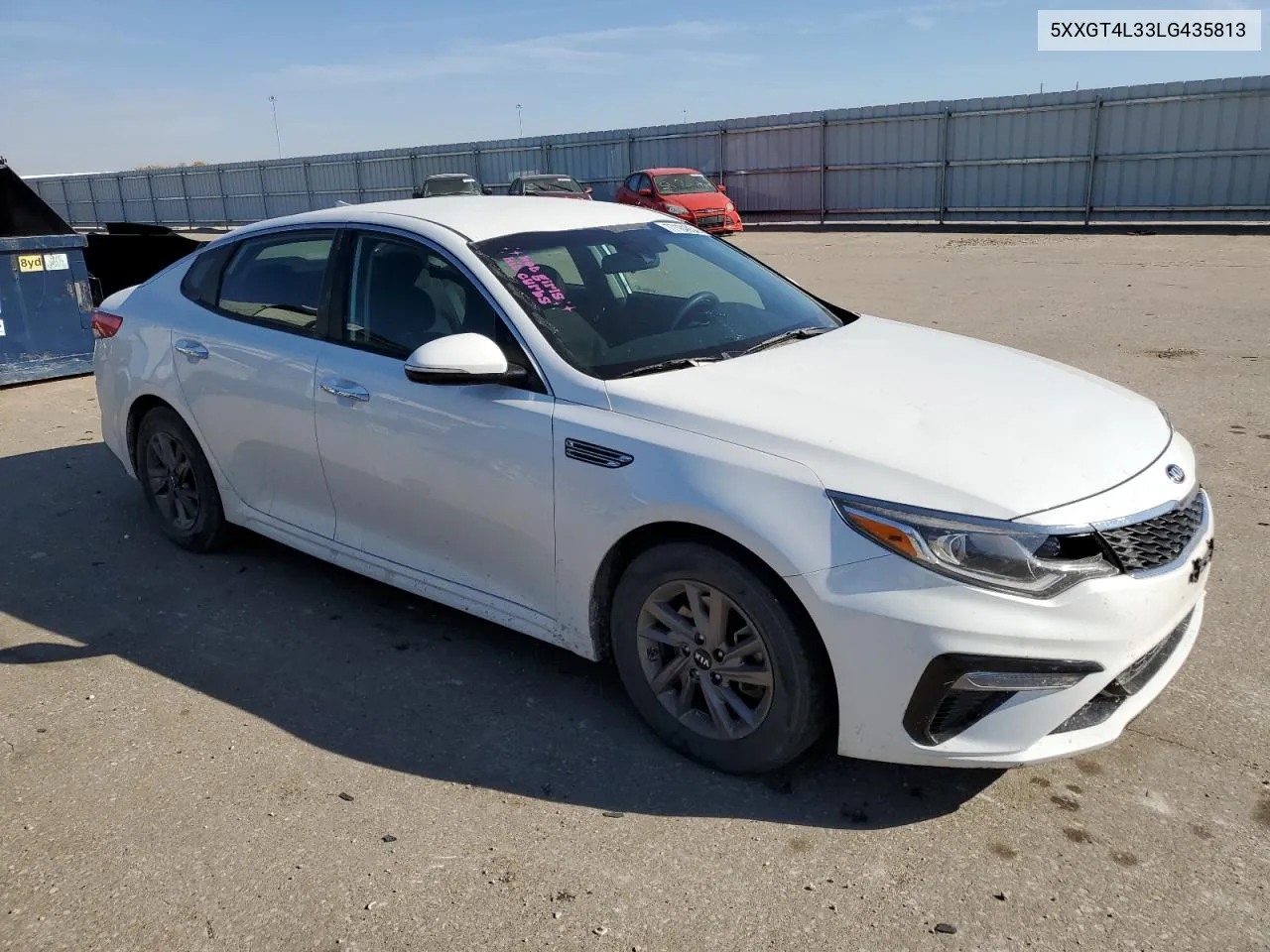 2020 Kia Optima Lx VIN: 5XXGT4L33LG435813 Lot: 77184934