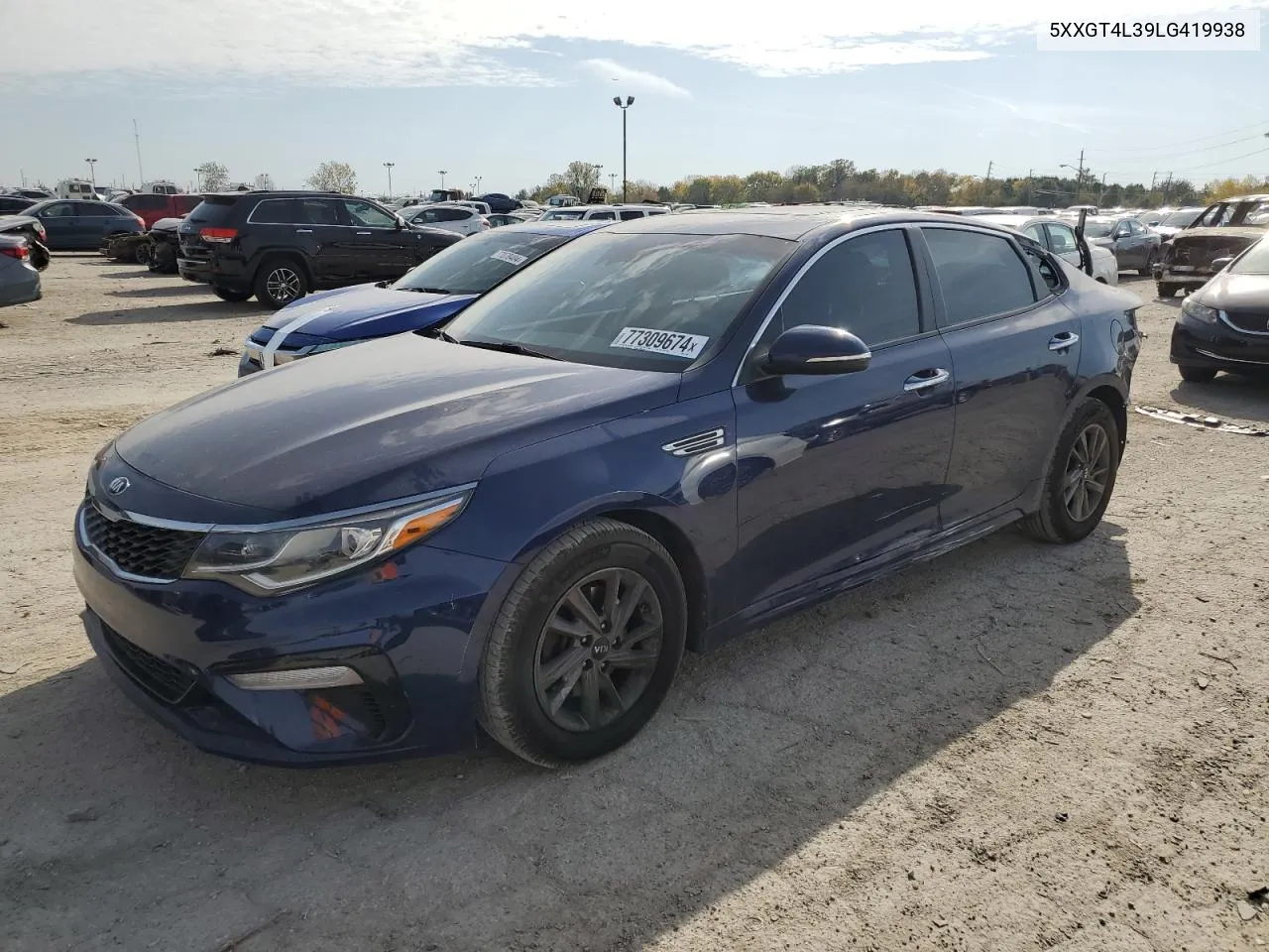 2020 Kia Optima Lx VIN: 5XXGT4L39LG419938 Lot: 77309674