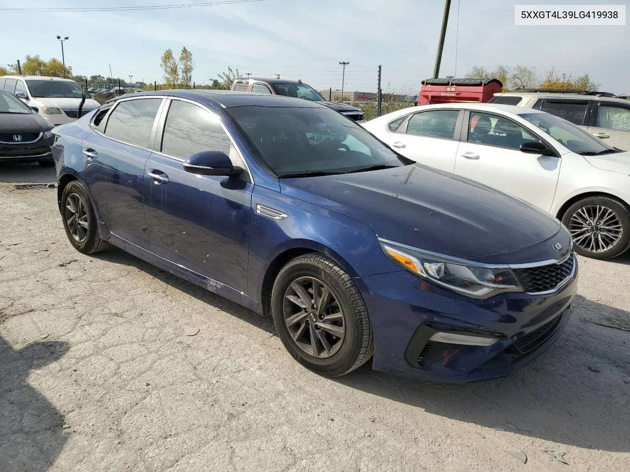 2020 Kia Optima Lx VIN: 5XXGT4L39LG419938 Lot: 77309674