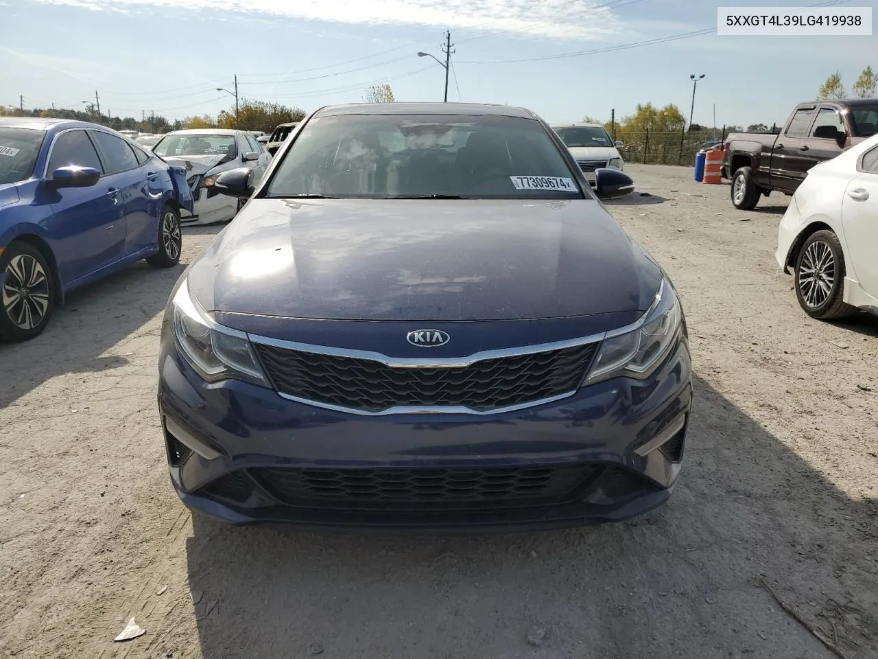 2020 Kia Optima Lx VIN: 5XXGT4L39LG419938 Lot: 77309674