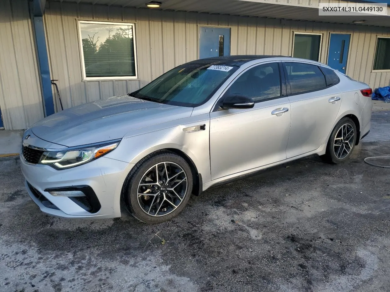 2020 Kia Optima Lx VIN: 5XXGT4L31LG449130 Lot: 77383214