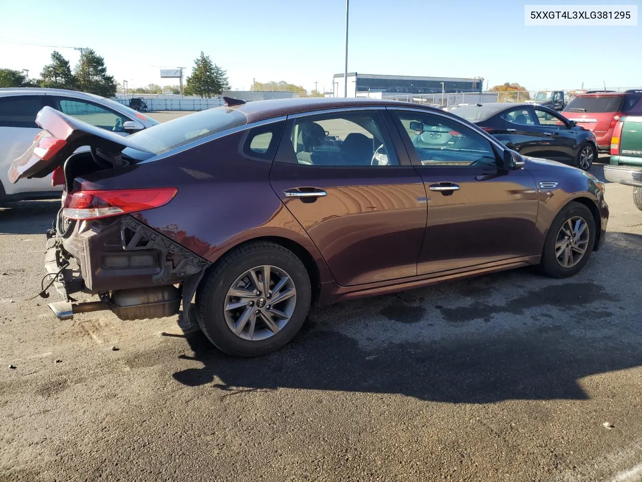 2020 Kia Optima Lx VIN: 5XXGT4L3XLG381295 Lot: 77442084