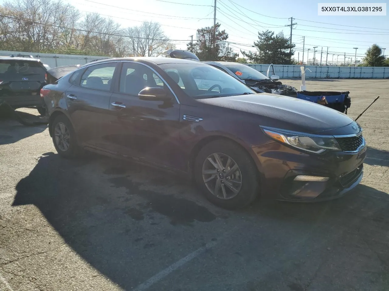 2020 Kia Optima Lx VIN: 5XXGT4L3XLG381295 Lot: 77442084