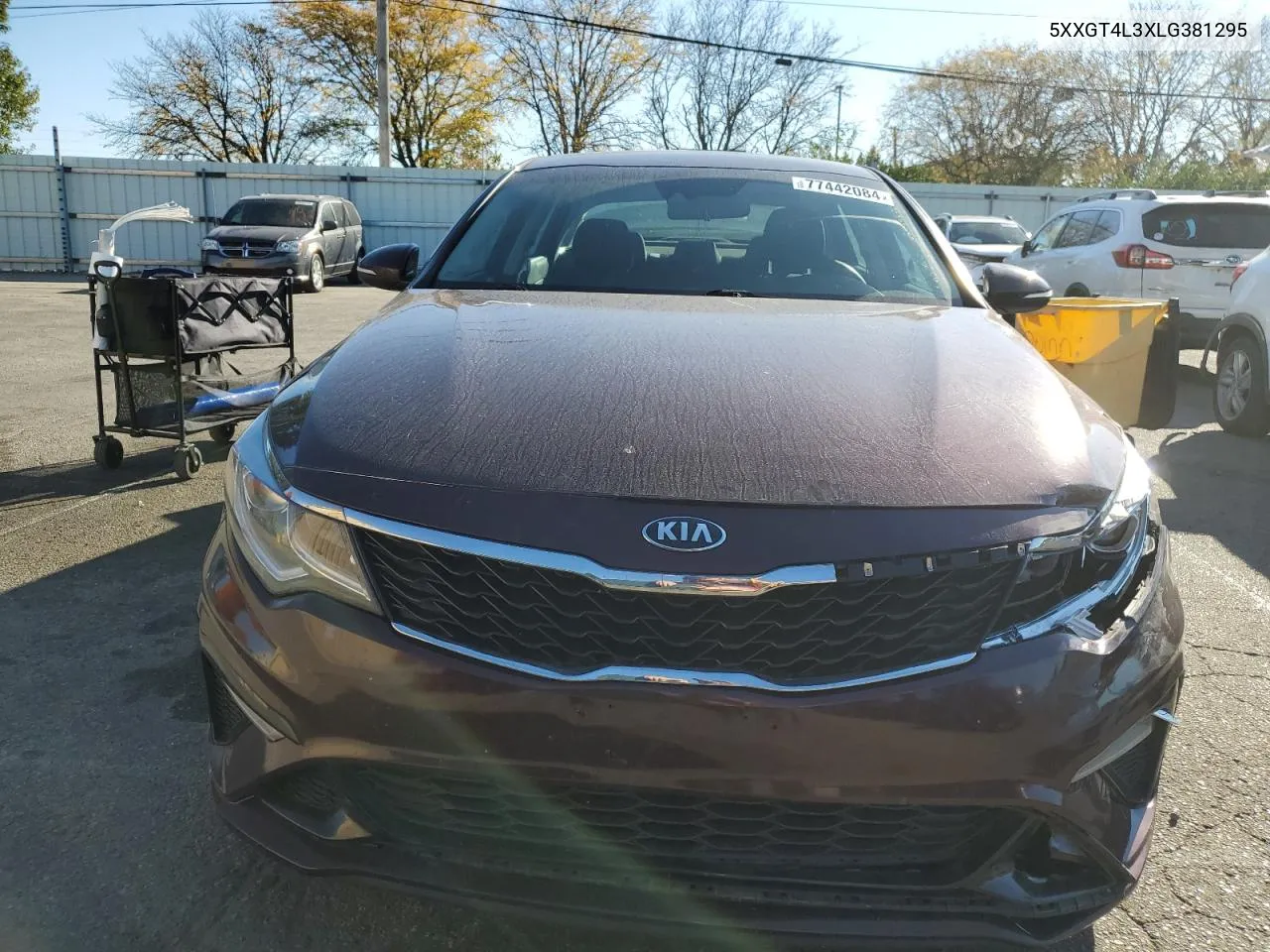 2020 Kia Optima Lx VIN: 5XXGT4L3XLG381295 Lot: 77442084