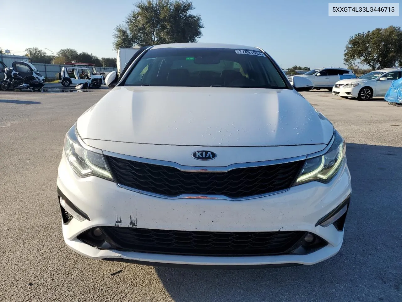 2020 Kia Optima Lx VIN: 5XXGT4L33LG446715 Lot: 77491554