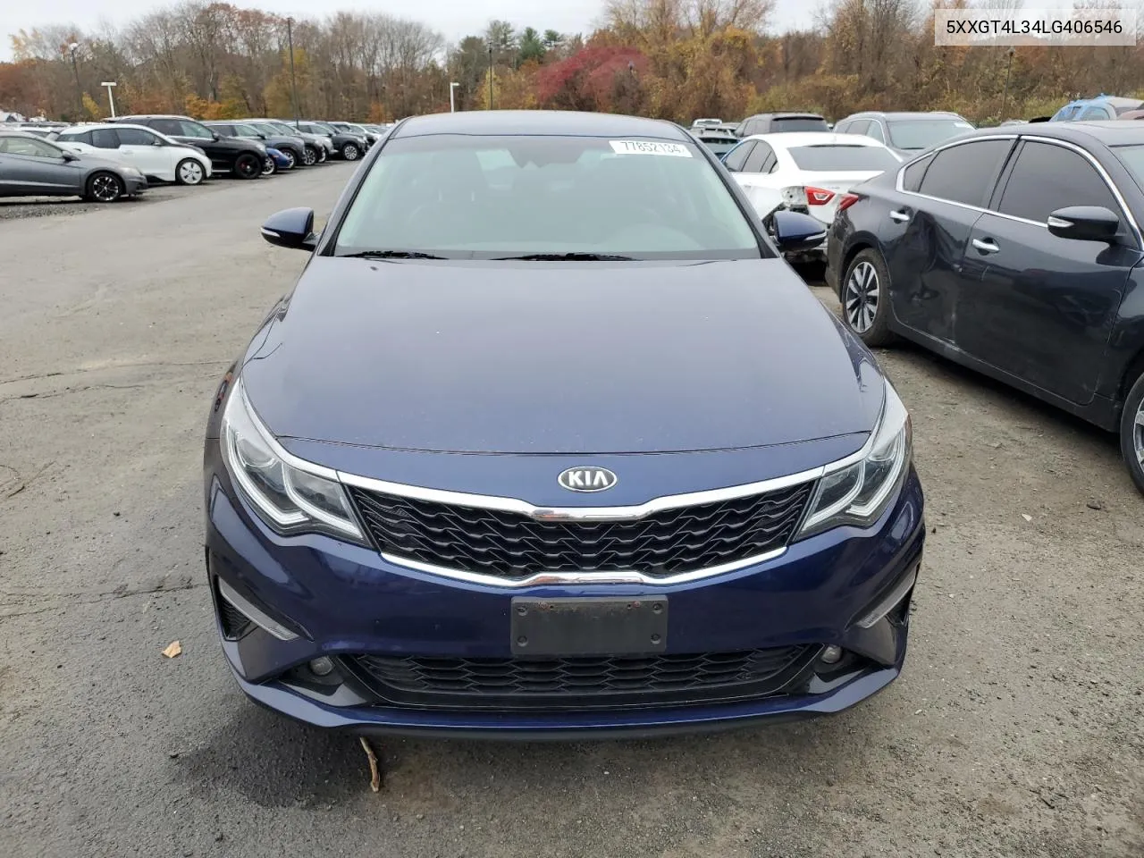 2020 Kia Optima Lx VIN: 5XXGT4L34LG406546 Lot: 77852134