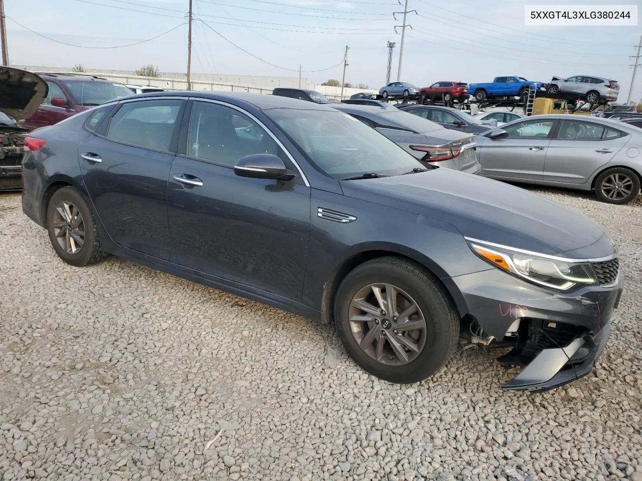 2020 Kia Optima Lx VIN: 5XXGT4L3XLG380244 Lot: 78044804