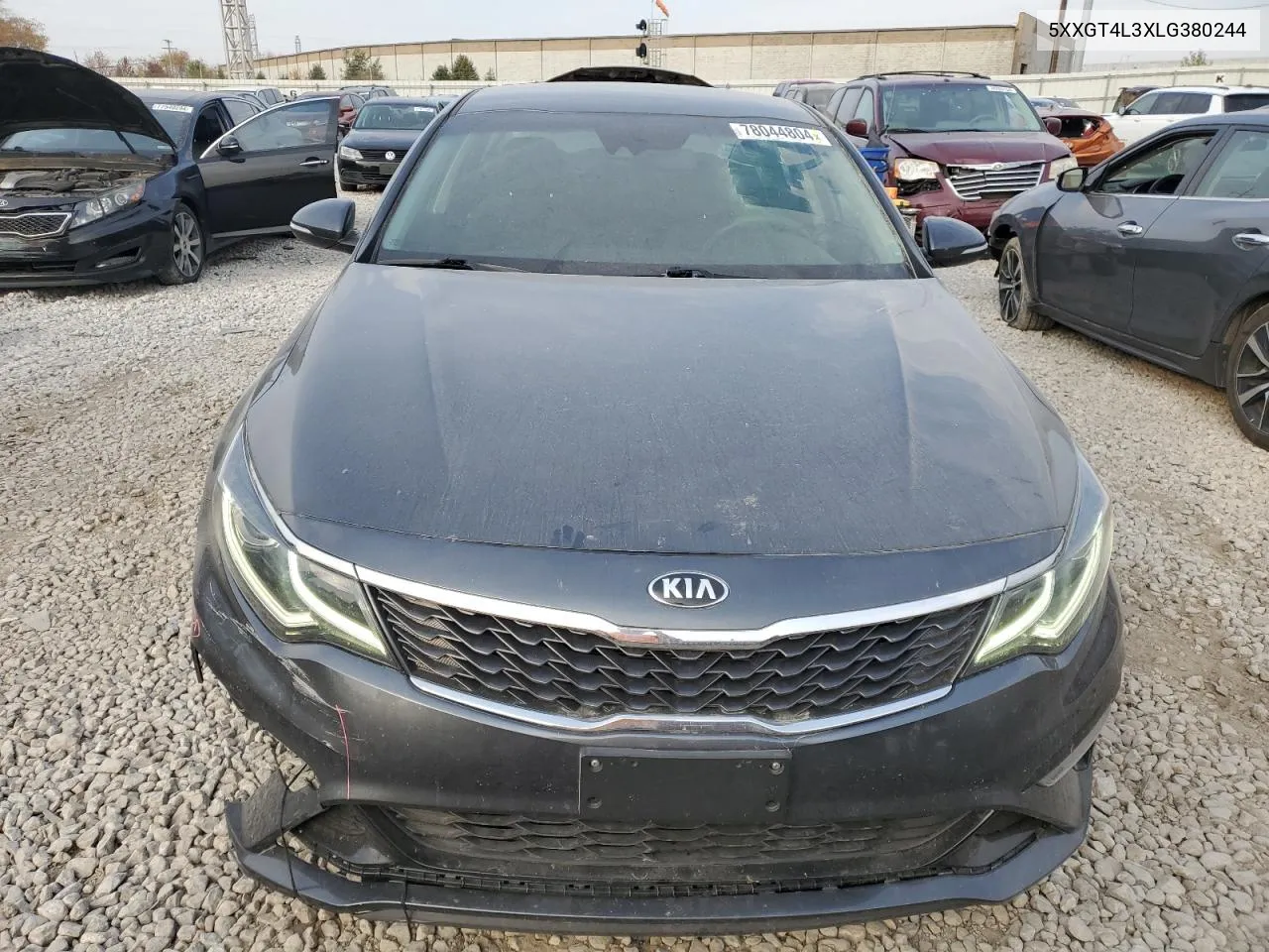 2020 Kia Optima Lx VIN: 5XXGT4L3XLG380244 Lot: 78044804