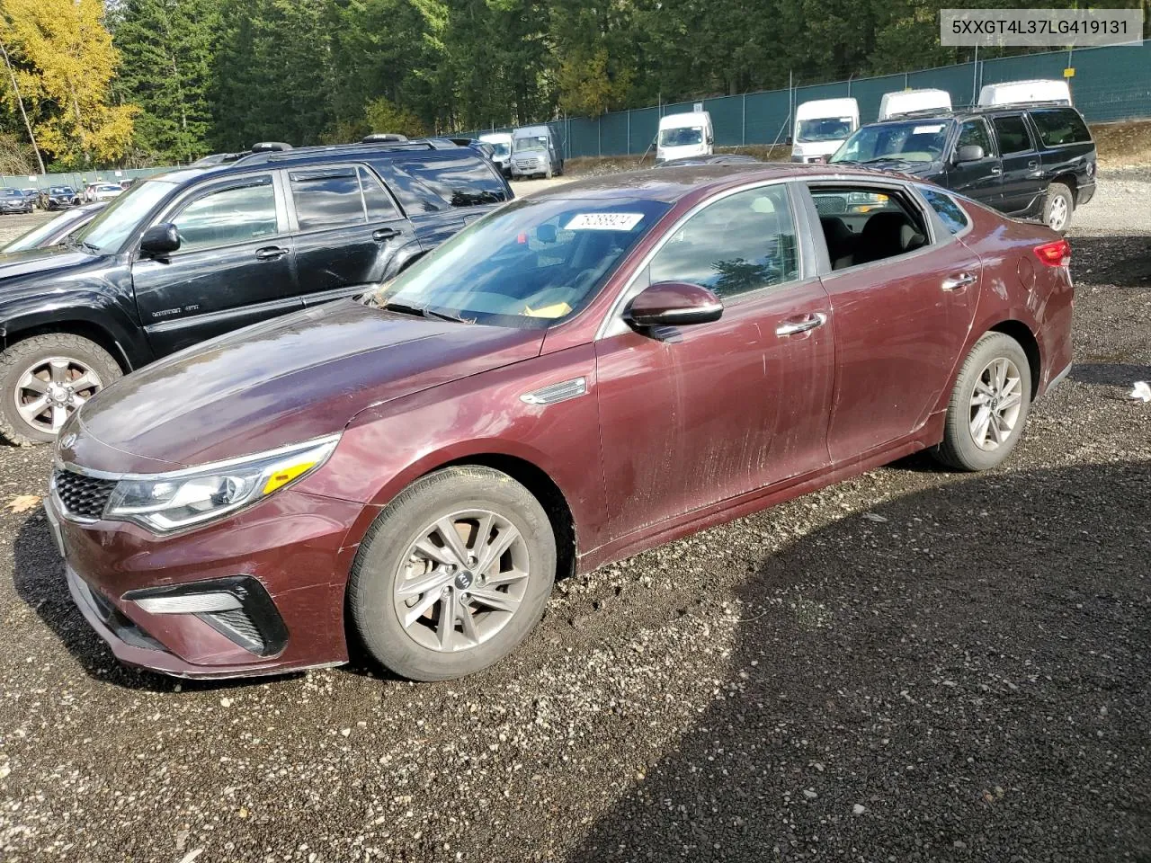 2020 Kia Optima Lx VIN: 5XXGT4L37LG419131 Lot: 78288924