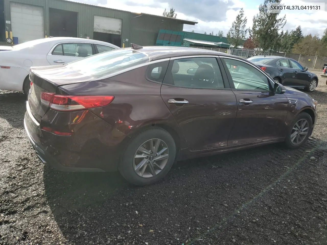 2020 Kia Optima Lx VIN: 5XXGT4L37LG419131 Lot: 78288924