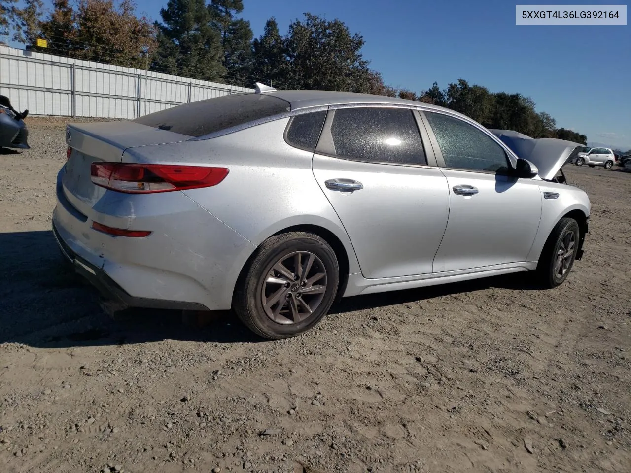 2020 Kia Optima Lx VIN: 5XXGT4L36LG392164 Lot: 78447274