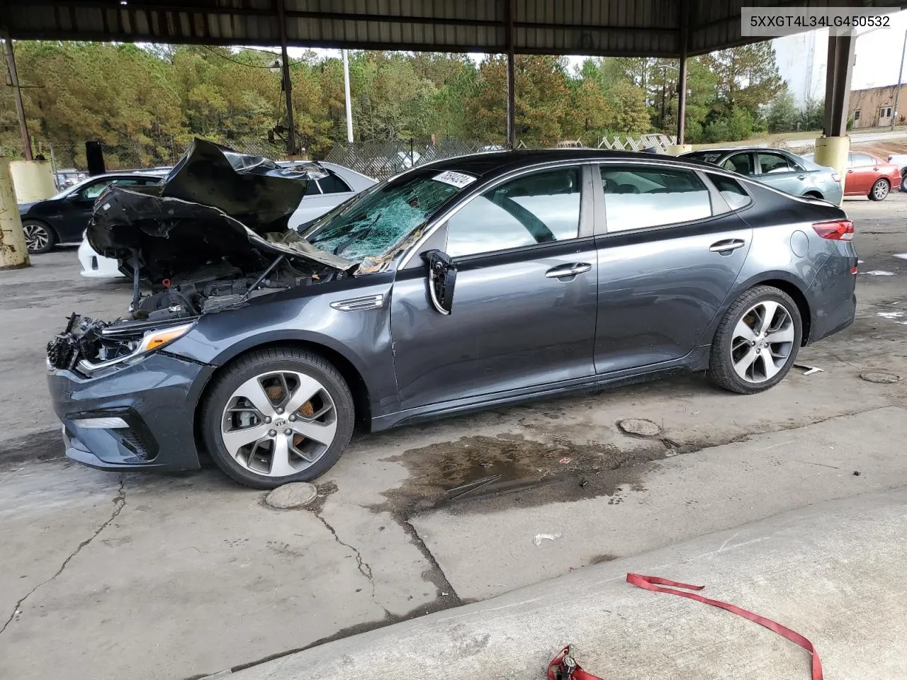 2020 Kia Optima Lx VIN: 5XXGT4L34LG450532 Lot: 78504324