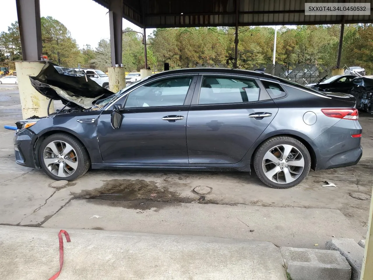 2020 Kia Optima Lx VIN: 5XXGT4L34LG450532 Lot: 78504324