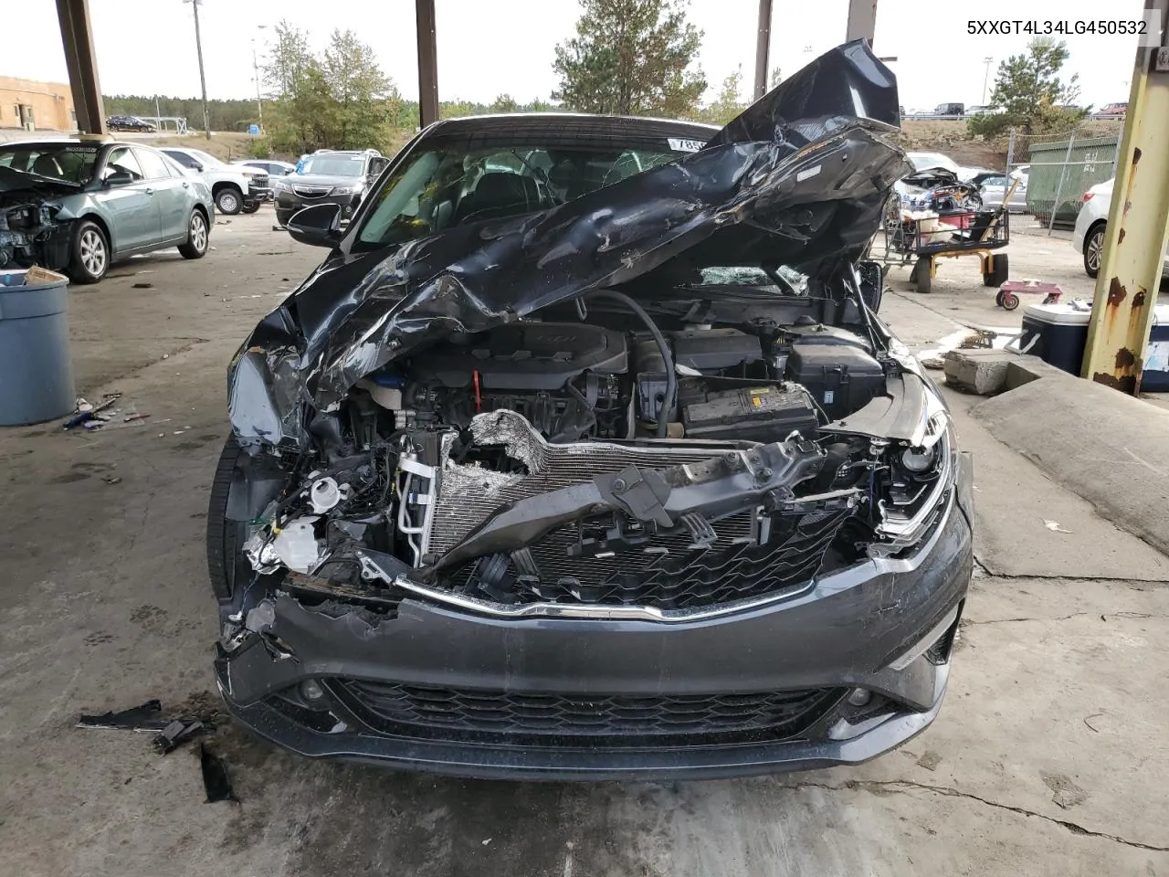 2020 Kia Optima Lx VIN: 5XXGT4L34LG450532 Lot: 78504324