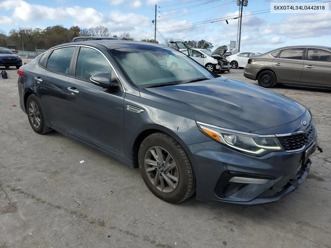 2020 Kia Optima Lx VIN: 5XXGT4L34LG442818 Lot: 79023574