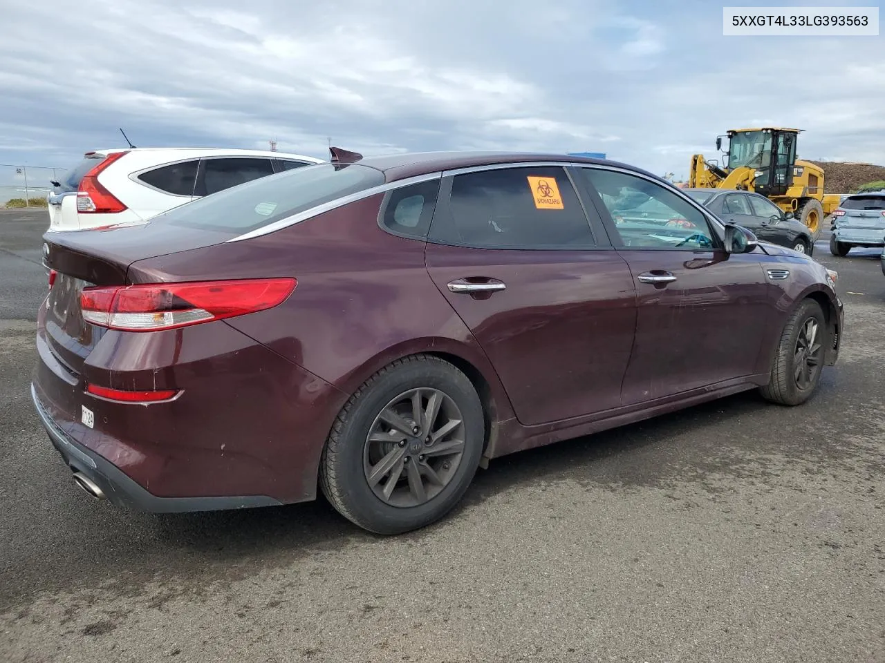 2020 Kia Optima Lx VIN: 5XXGT4L33LG393563 Lot: 79360004