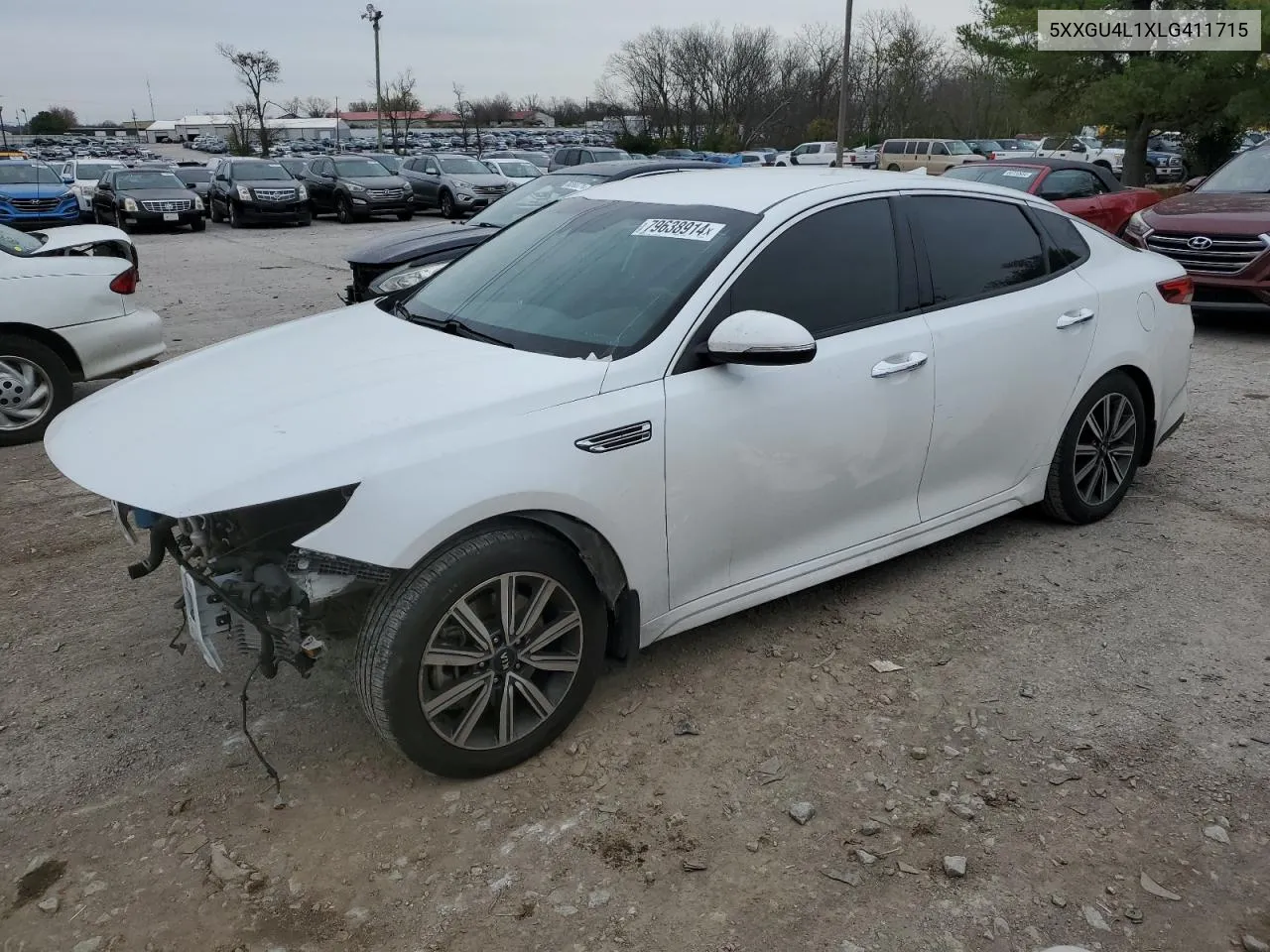 2020 Kia Optima Ex VIN: 5XXGU4L1XLG411715 Lot: 79638914