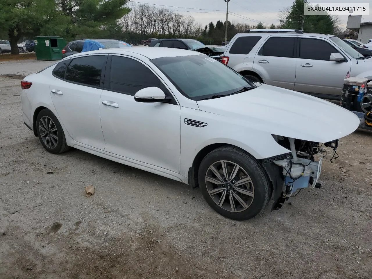 2020 Kia Optima Ex VIN: 5XXGU4L1XLG411715 Lot: 79638914