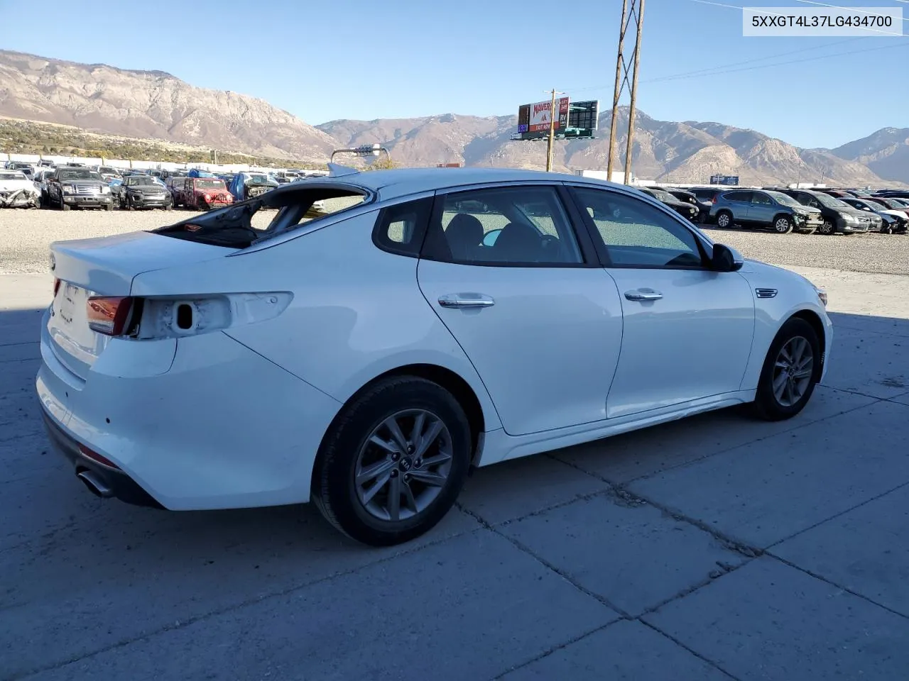 2020 Kia Optima Lx VIN: 5XXGT4L37LG434700 Lot: 79966464