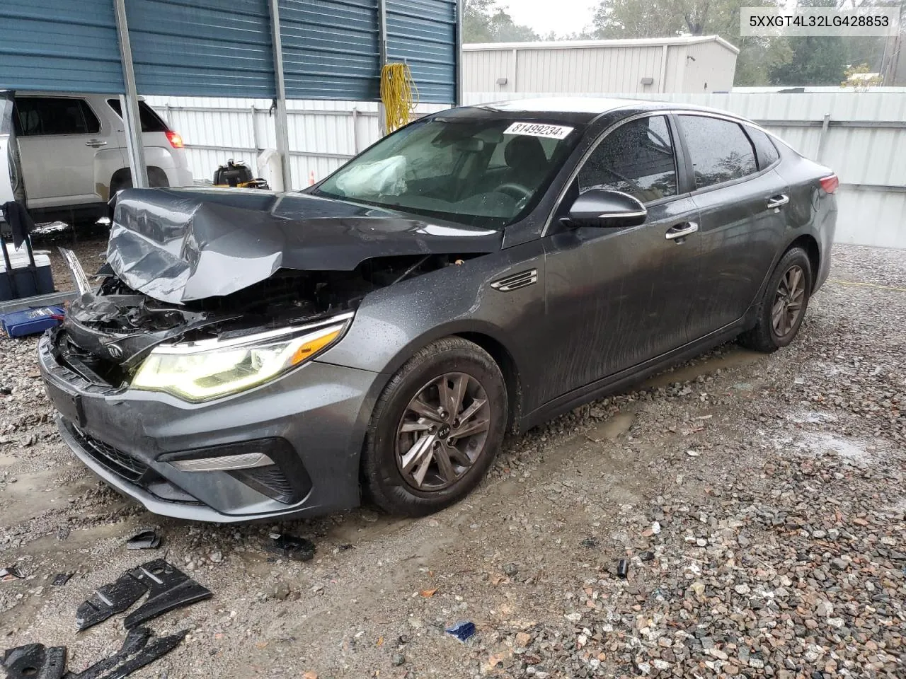 2020 Kia Optima Lx VIN: 5XXGT4L32LG428853 Lot: 81499234