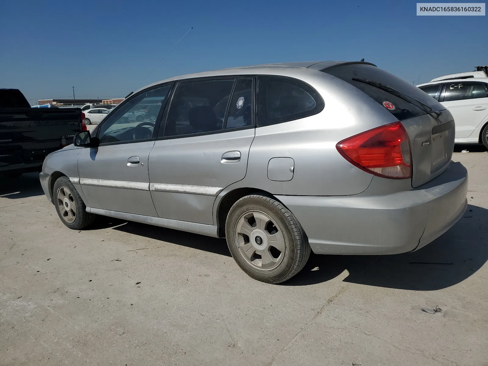 2003 Kia Rio Cinco VIN: KNADC165836160322 Lot: 67692274