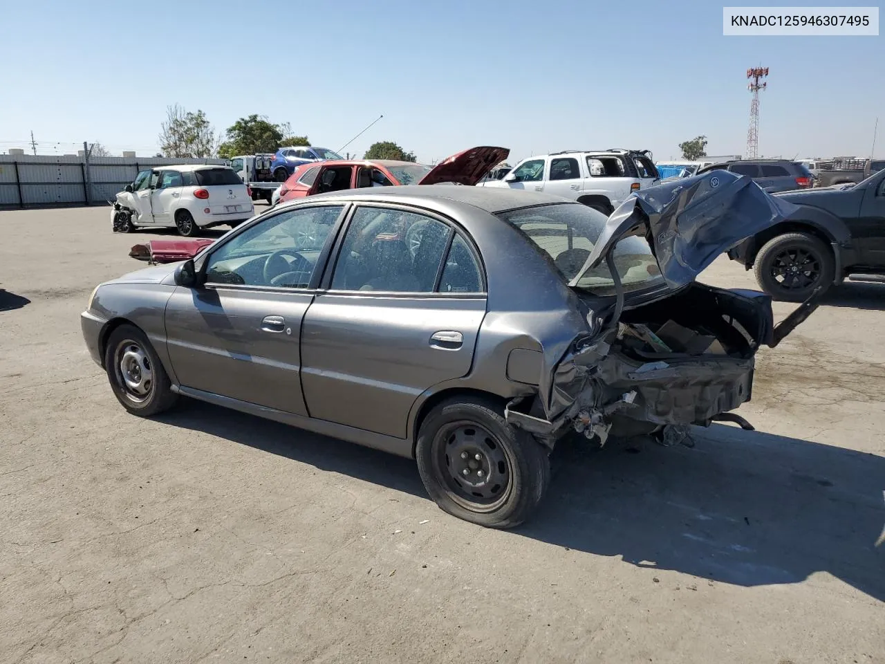 2004 Kia Rio VIN: KNADC125946307495 Lot: 65368134