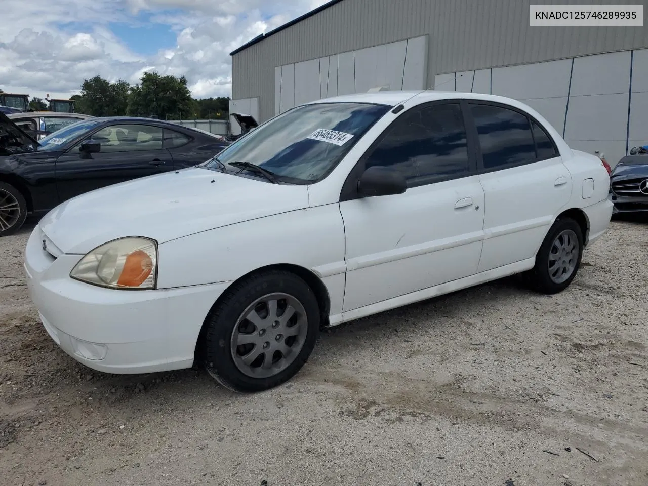 2004 Kia Rio VIN: KNADC125746289935 Lot: 66465314