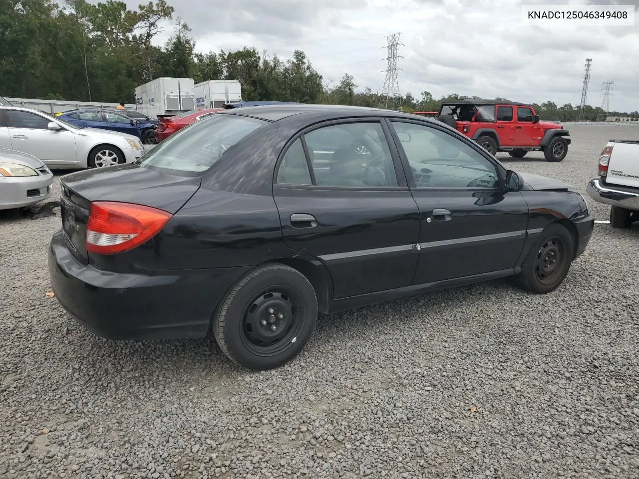 2004 Kia Rio VIN: KNADC125046349408 Lot: 79868034