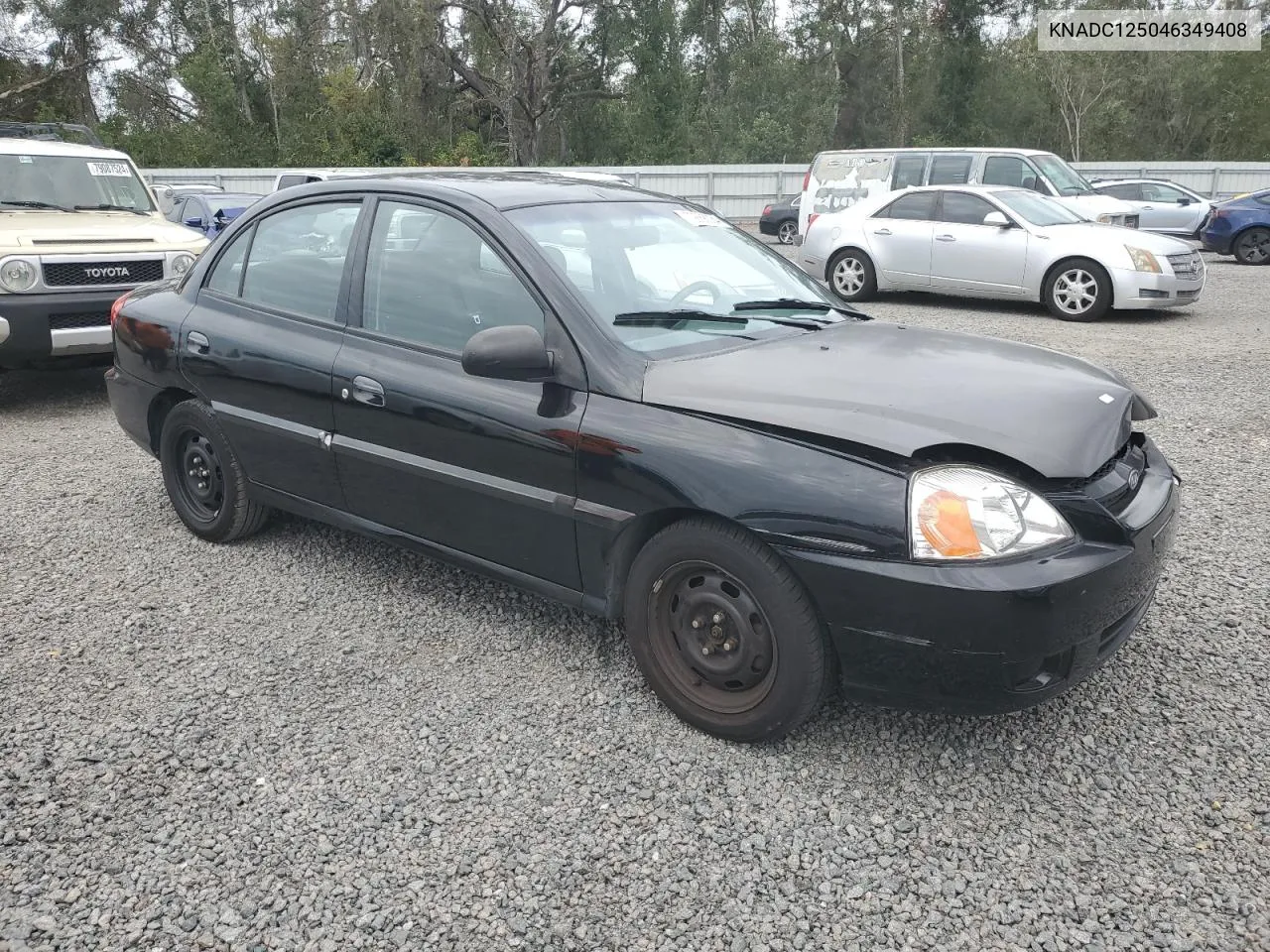 2004 Kia Rio VIN: KNADC125046349408 Lot: 79868034