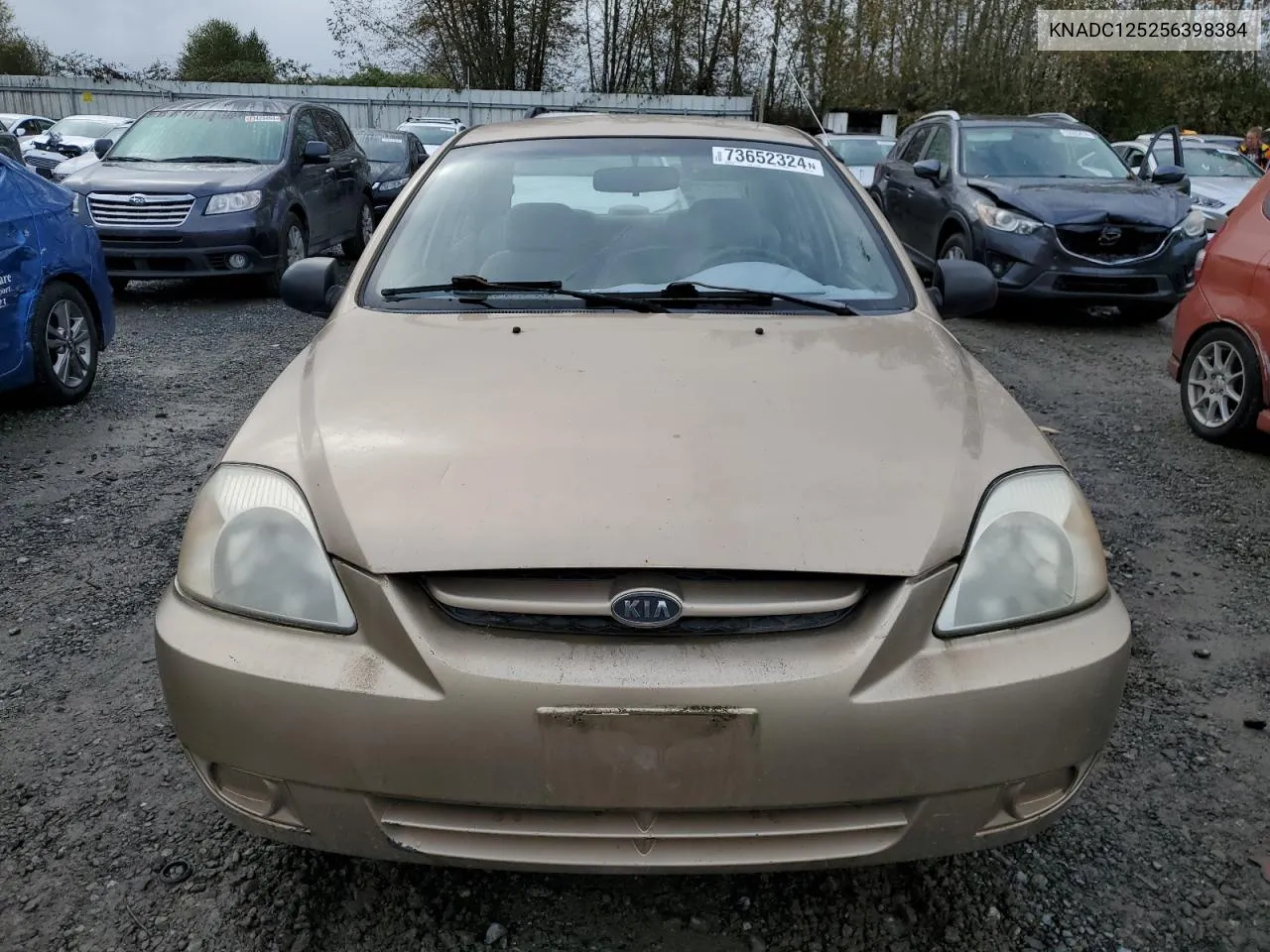 2005 Kia Rio VIN: KNADC125256398384 Lot: 73652324