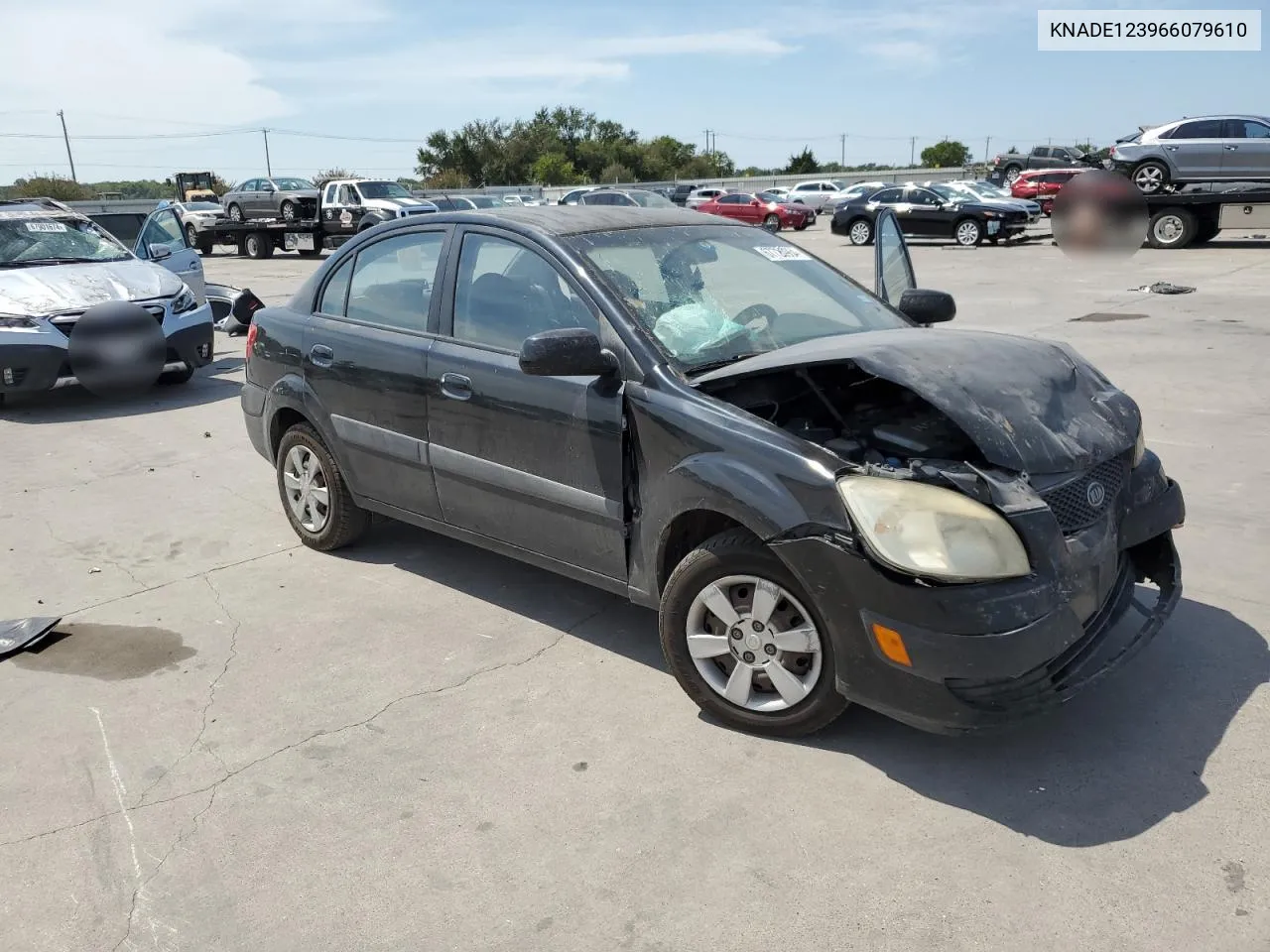 KNADE123966079610 2006 Kia Rio