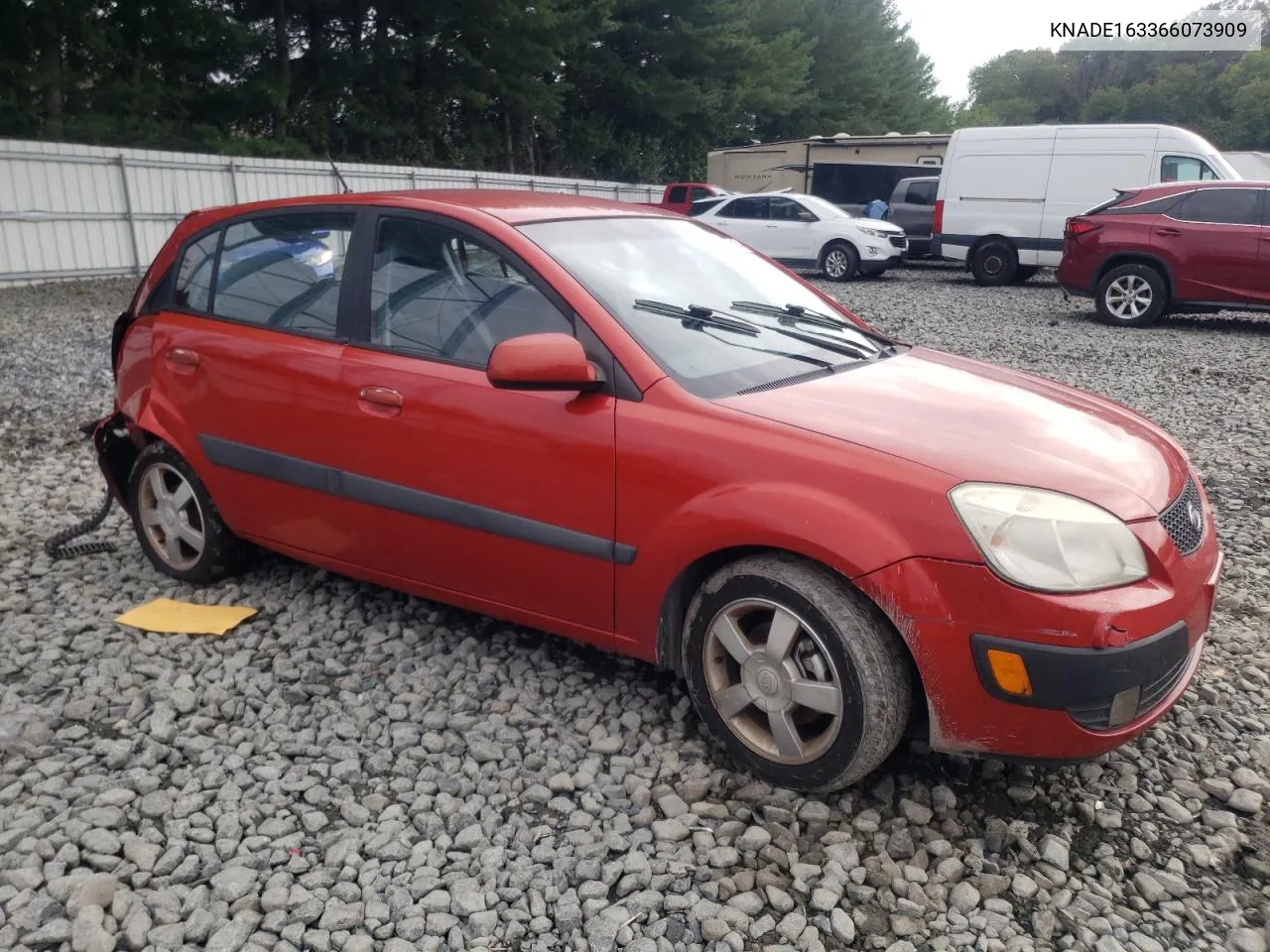 2006 Kia Rio 5 VIN: KNADE163366073909 Lot: 69507814