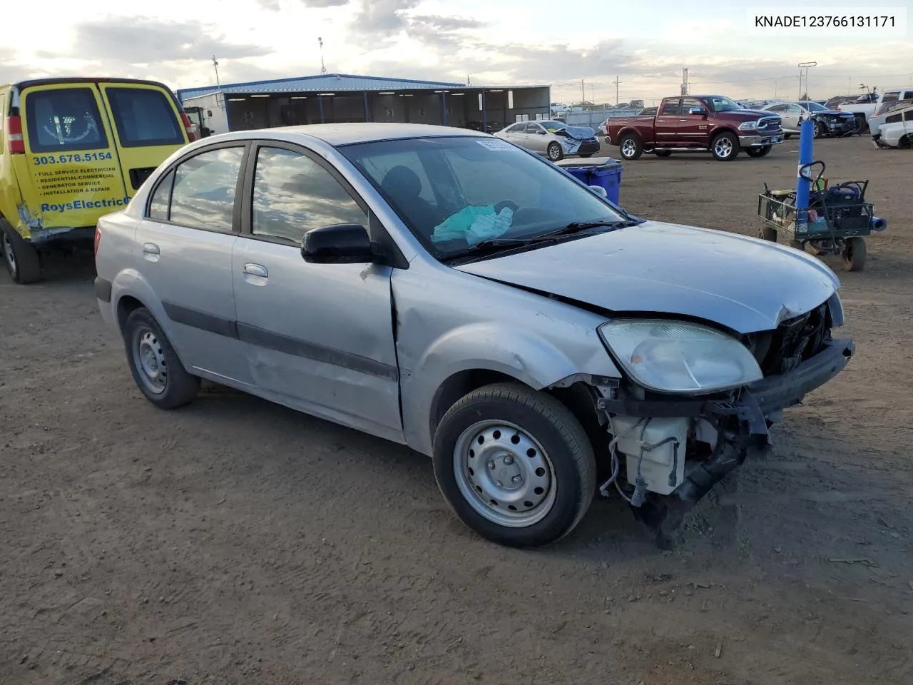 KNADE123766131171 2006 Kia Rio