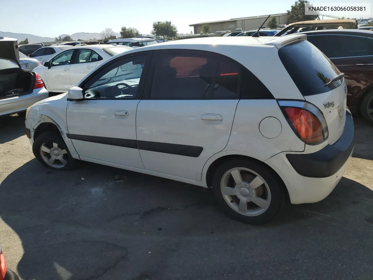 2006 Kia Rio 5 VIN: KNADE163066058381 Lot: 72277274