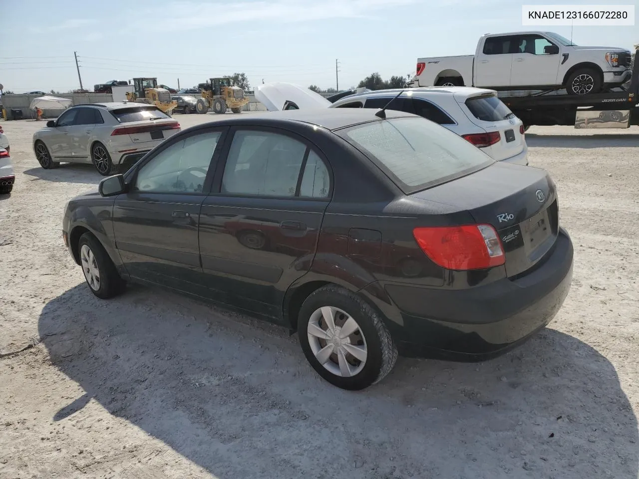 2006 Kia Rio VIN: KNADE123166072280 Lot: 74470834