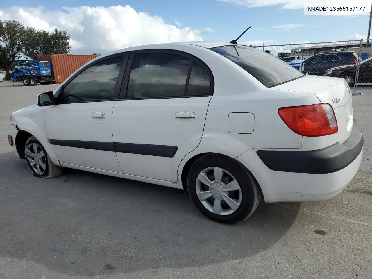 2006 Kia Rio VIN: KNADE123566159177 Lot: 78911084