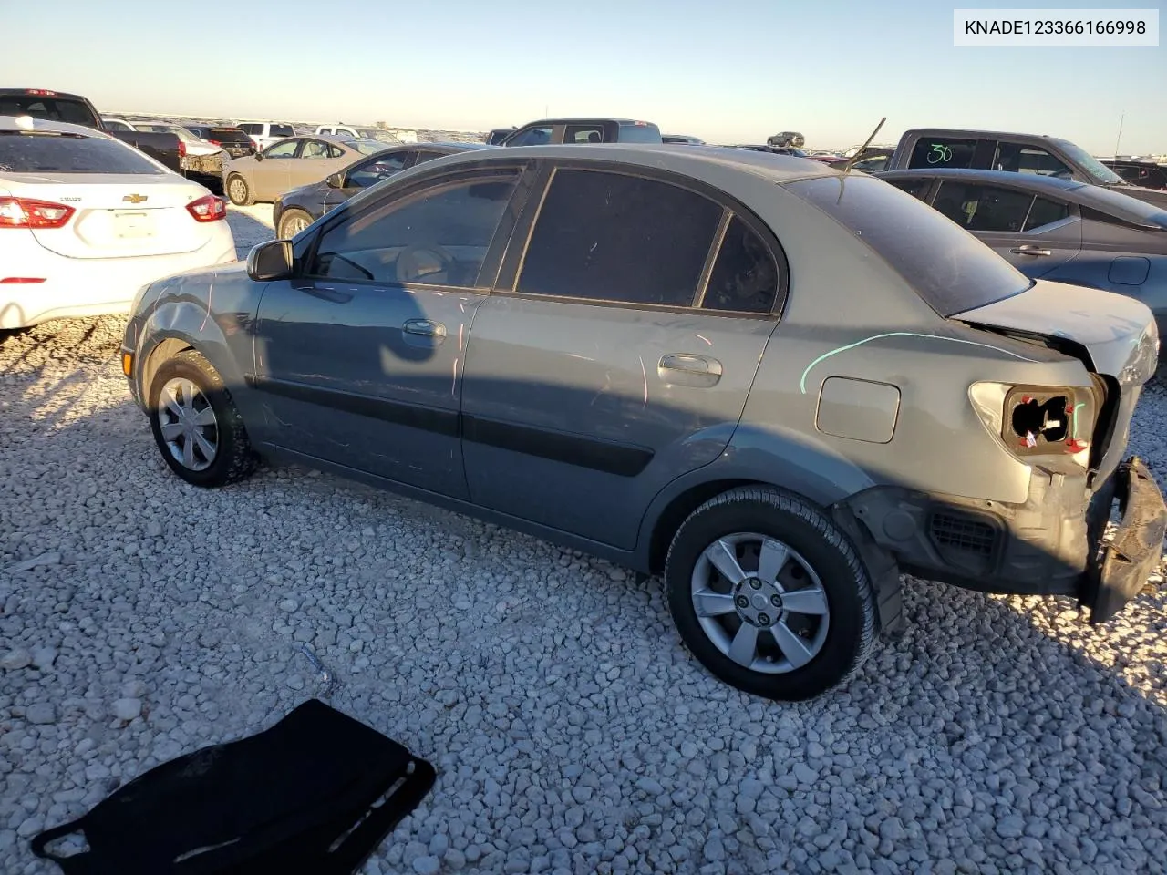 2006 Kia Rio VIN: KNADE123366166998 Lot: 79898794