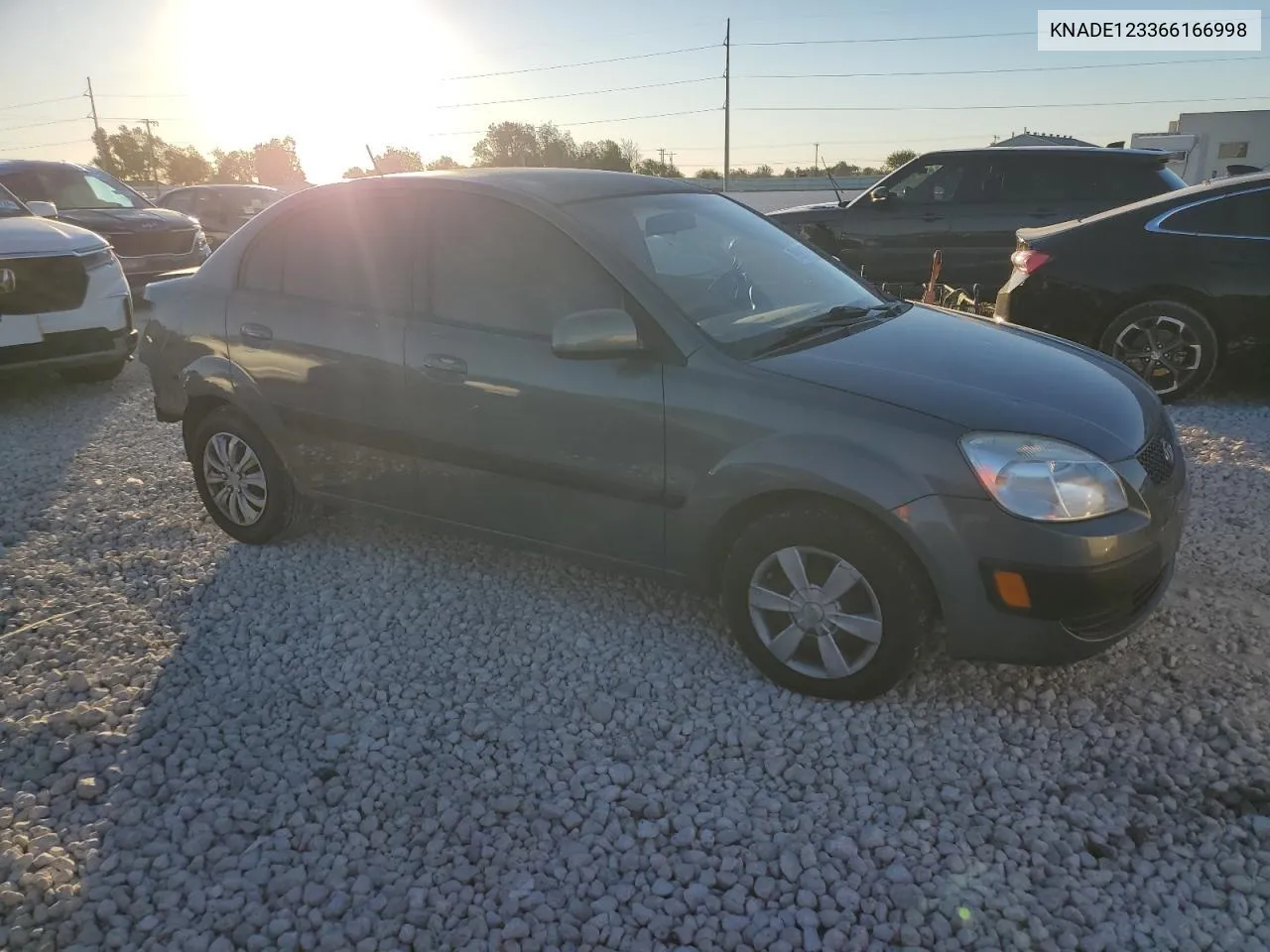 2006 Kia Rio VIN: KNADE123366166998 Lot: 79898794