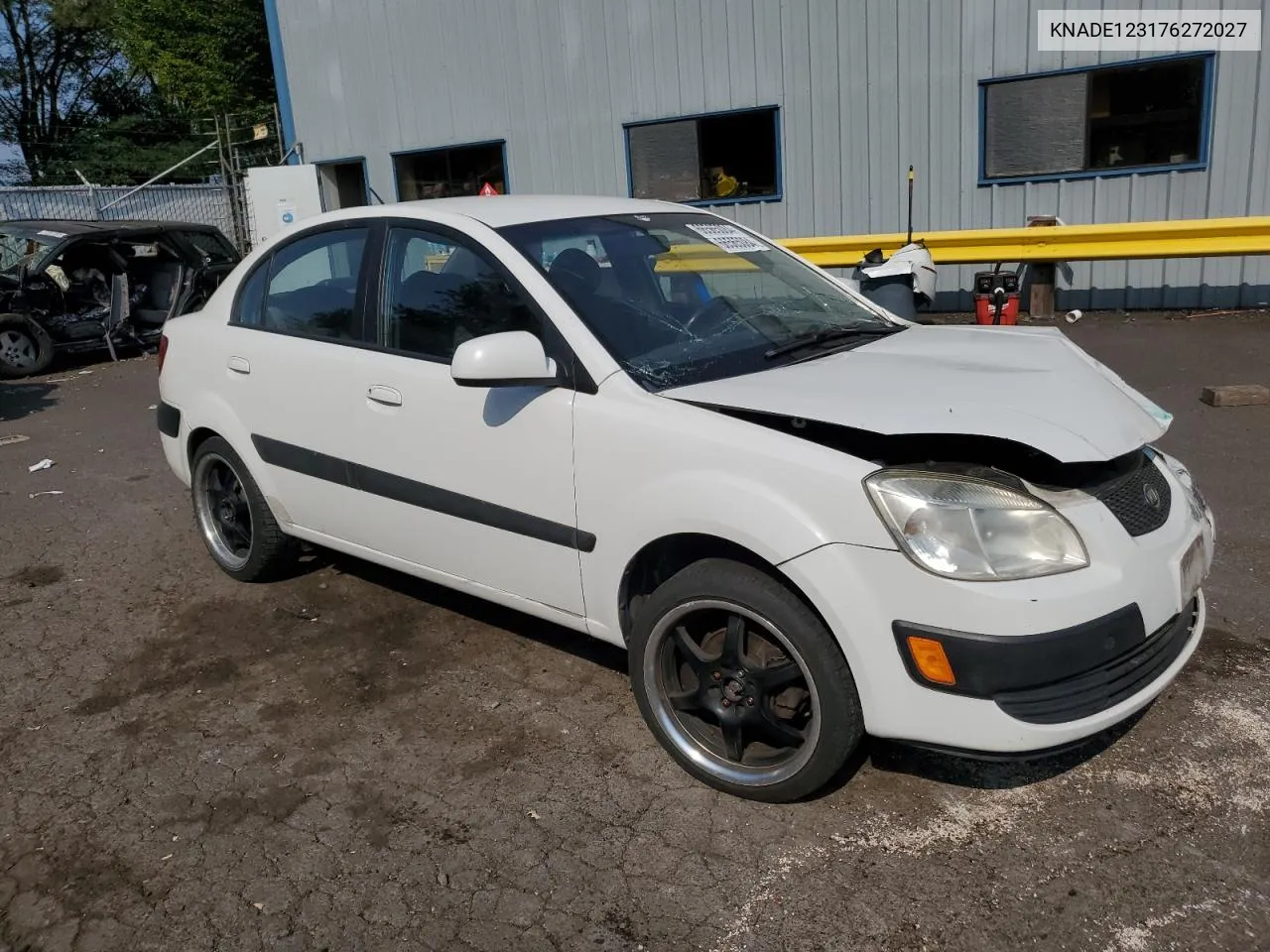 2007 Kia Rio Base VIN: KNADE123176272027 Lot: 66565084