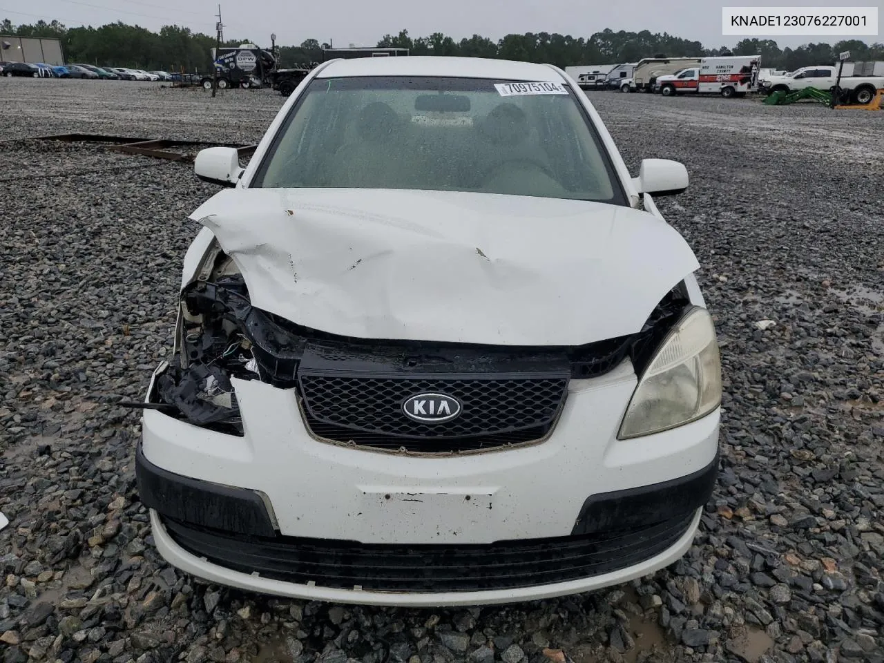 KNADE123076227001 2007 Kia Rio Base